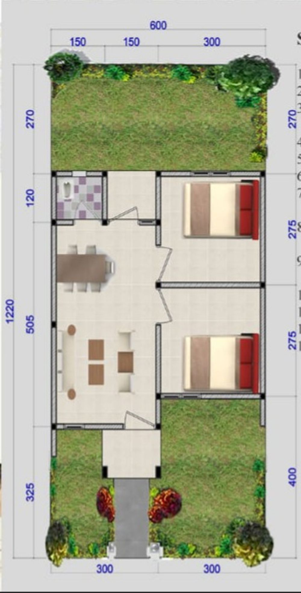 Layout Tipe 36